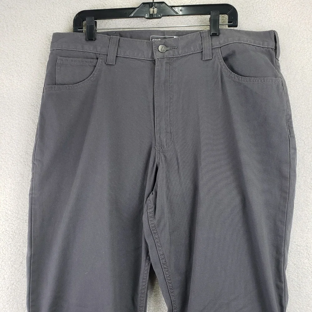 Carhartt BN2517-M Pants Mens 38x36 (Fits 38x35) Grey Workwear Rugged Utility